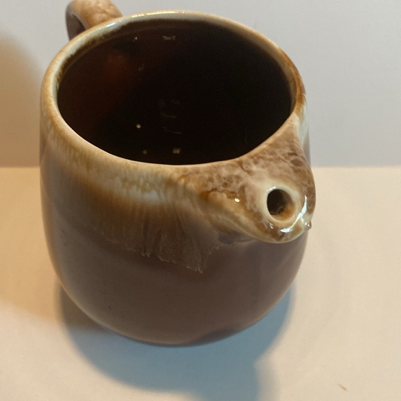 McCoy Brown Drip Glaze Creamer 7020 Vintage USA Pottery - Picture 2 of 11
